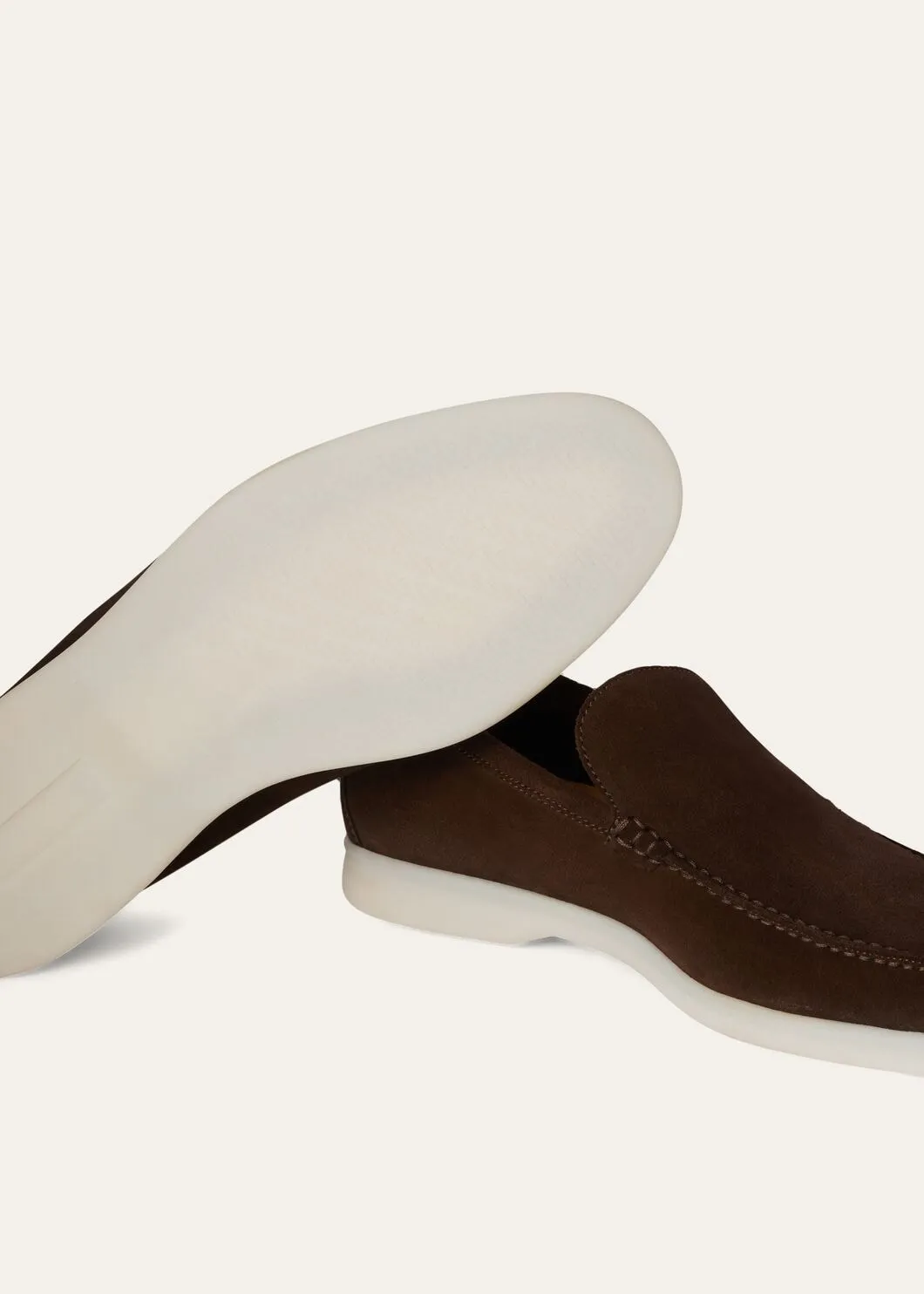 Summer Walk in Chocolate Suede for Men