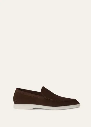 Summer Walk in Chocolate Suede for Men