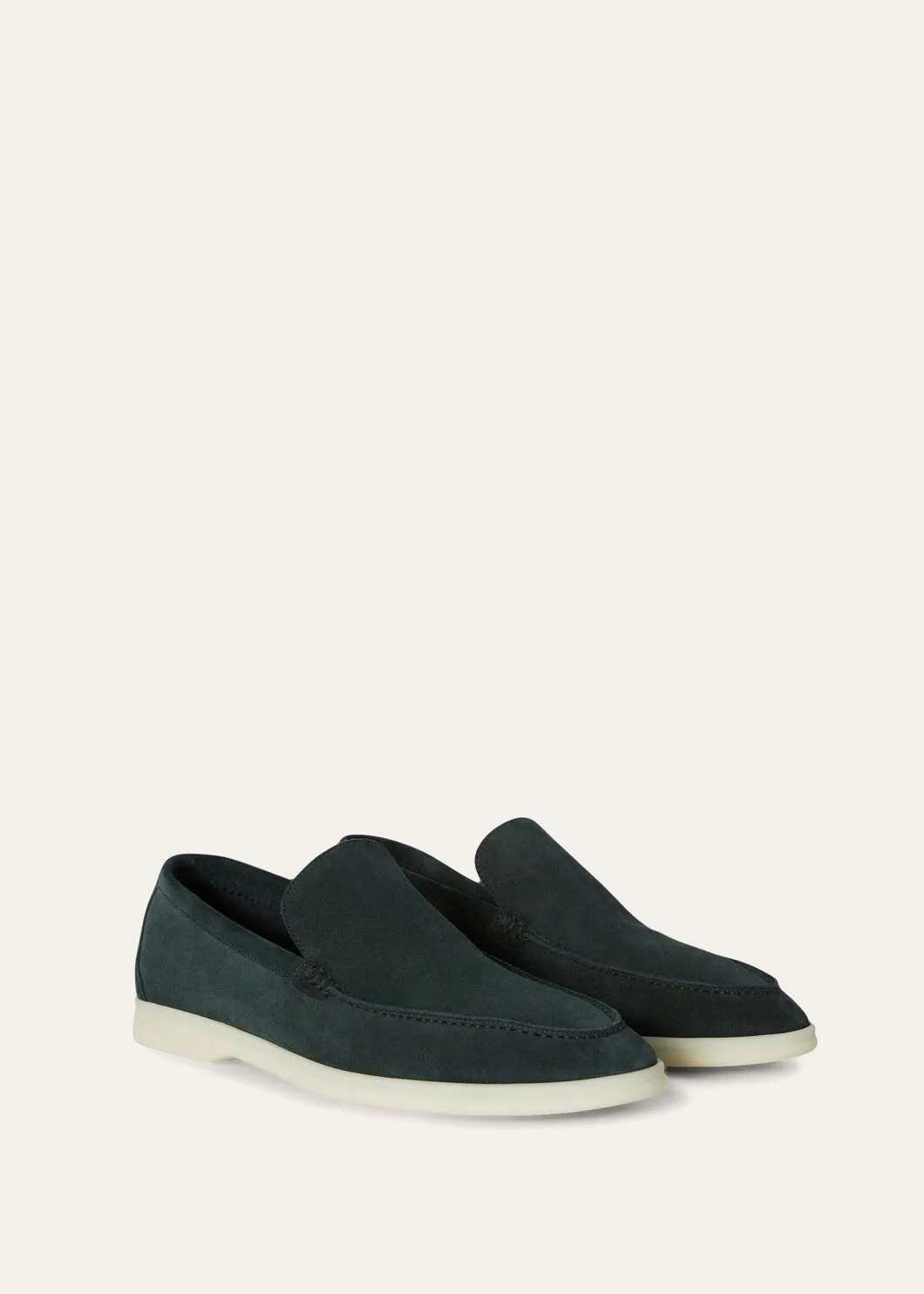 Summer Walk in Dark Green Suede for Men
