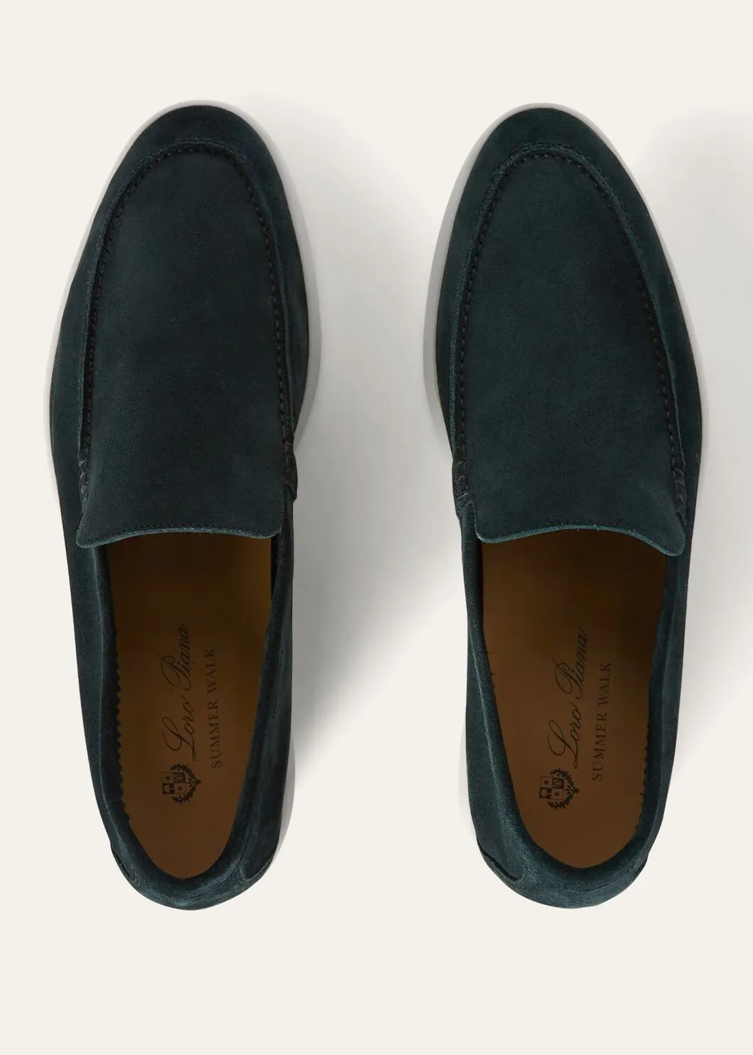 Summer Walk in Dark Green Suede for Men