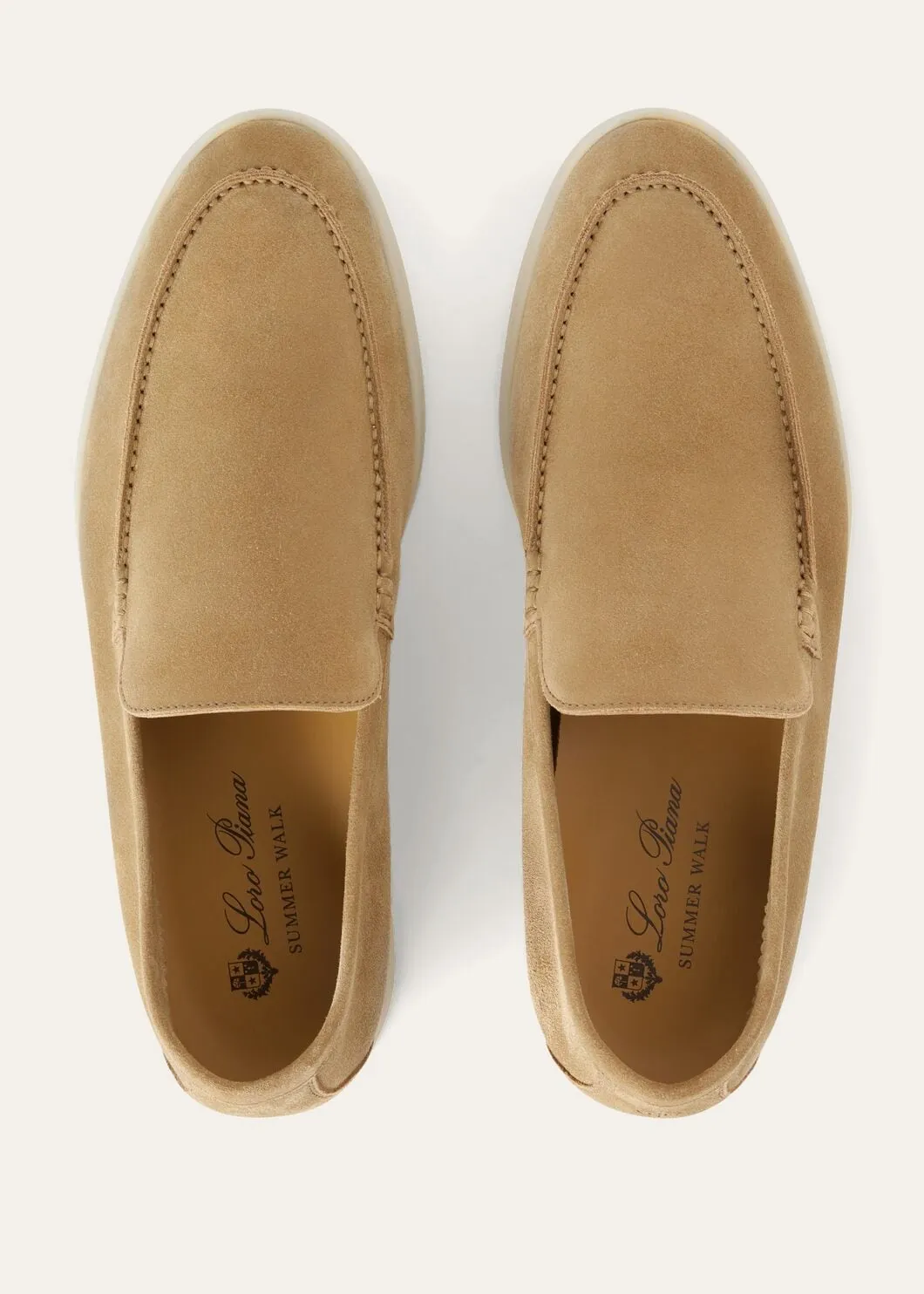 Summer Walk in Khaki Suede for Men
