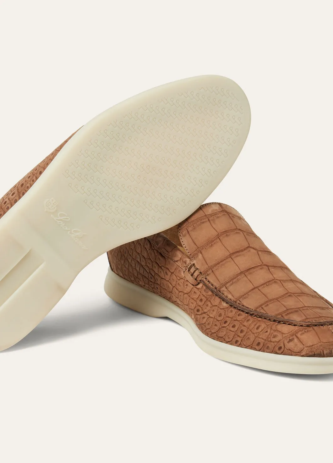 Summer Walk in Umber Alligator Leather for Men