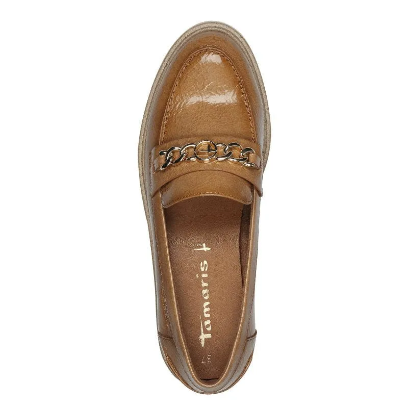 Tamaris Womens Brown Slip-on Loafer 1-24649-44