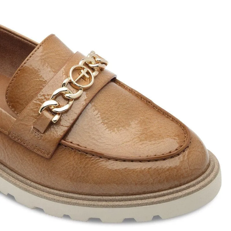 Tamaris Womens Brown Slip-on Loafer 1-24649-44