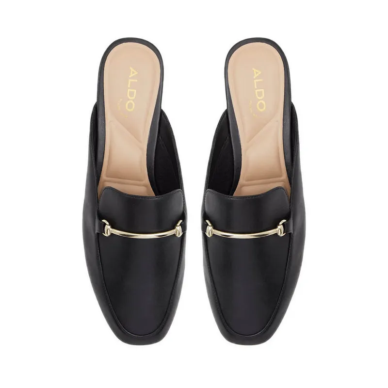 Terri Women Flat Mules - Black