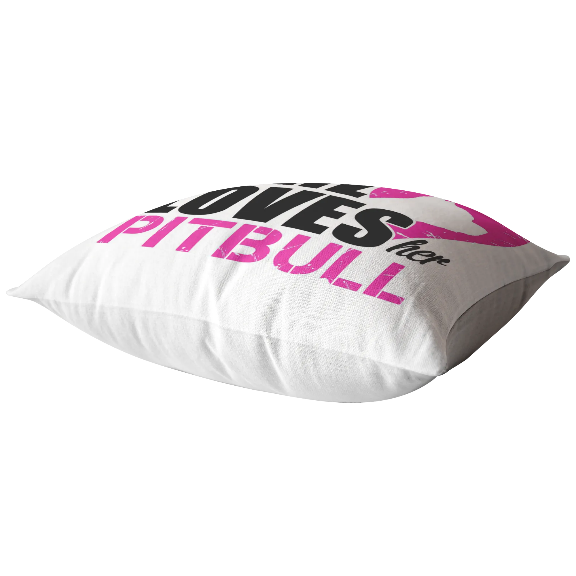 This Girl Loves her Pitbull - Pillow