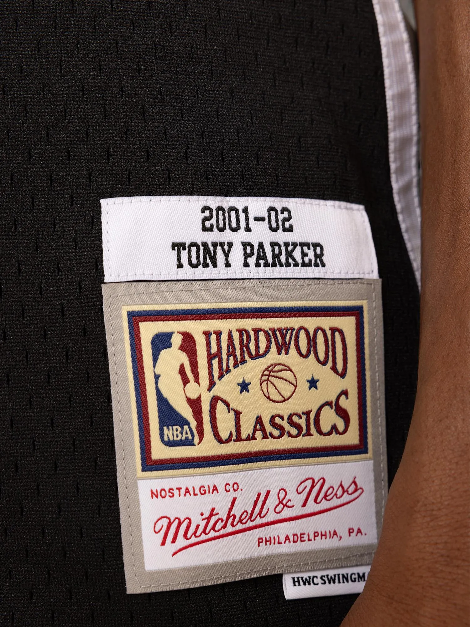 Tony Parker 2001-02 San Antonio Spurs Road Swingman Jersey