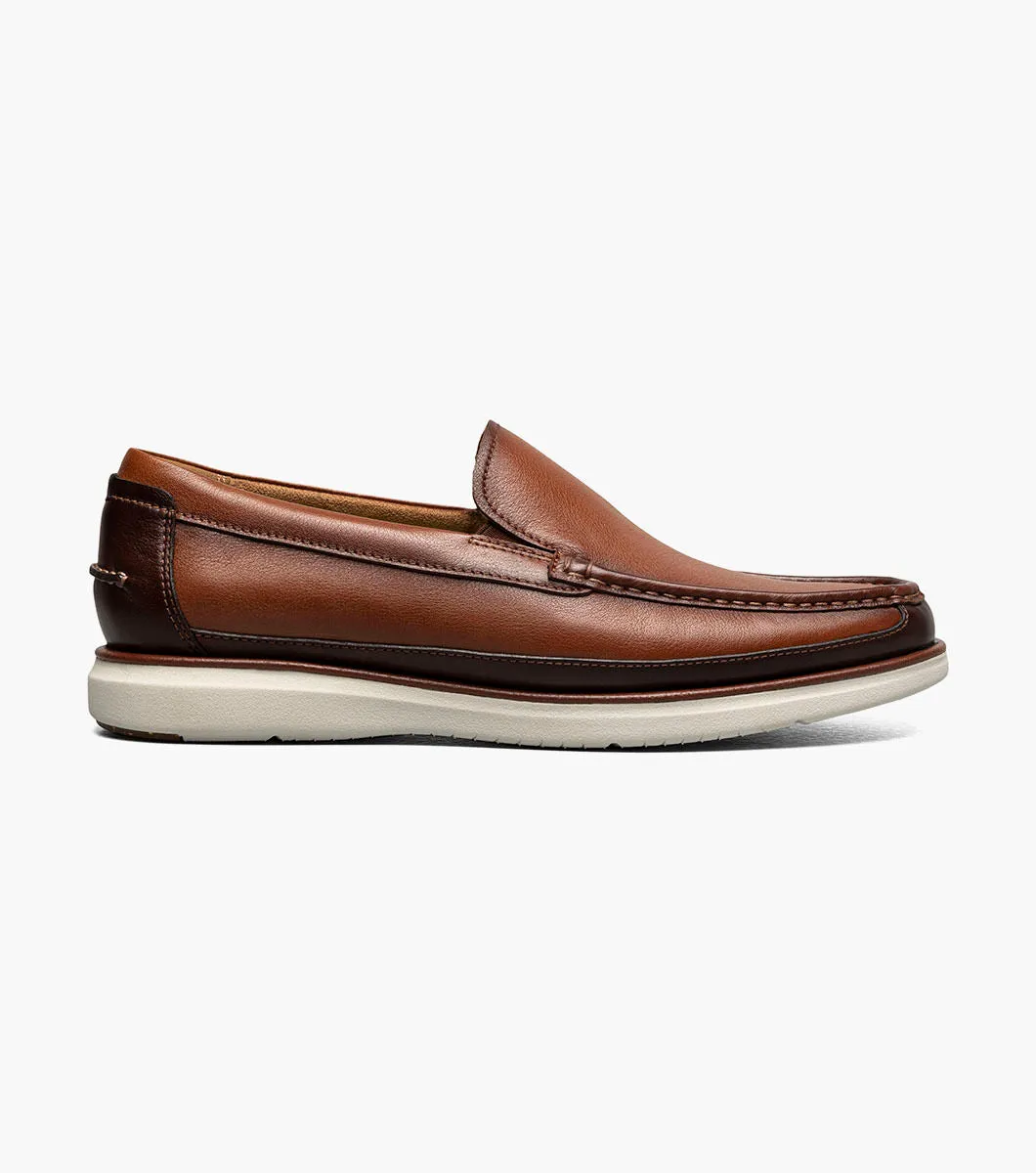 Tropics Moc Toe Venetian Slip On-Cognac Multi| Florsheim