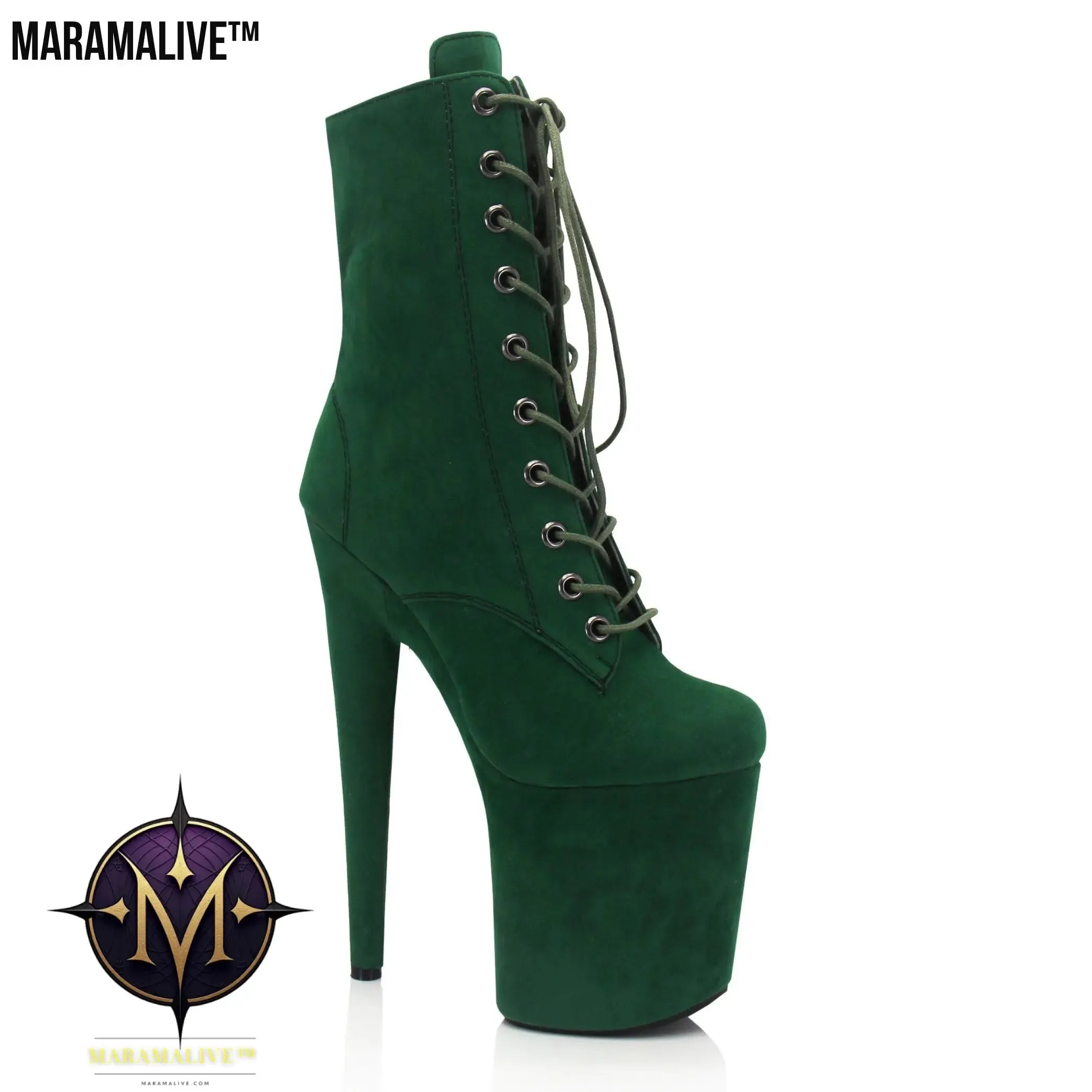 Women's Ankle Boots 20cm Thin Heel Platform