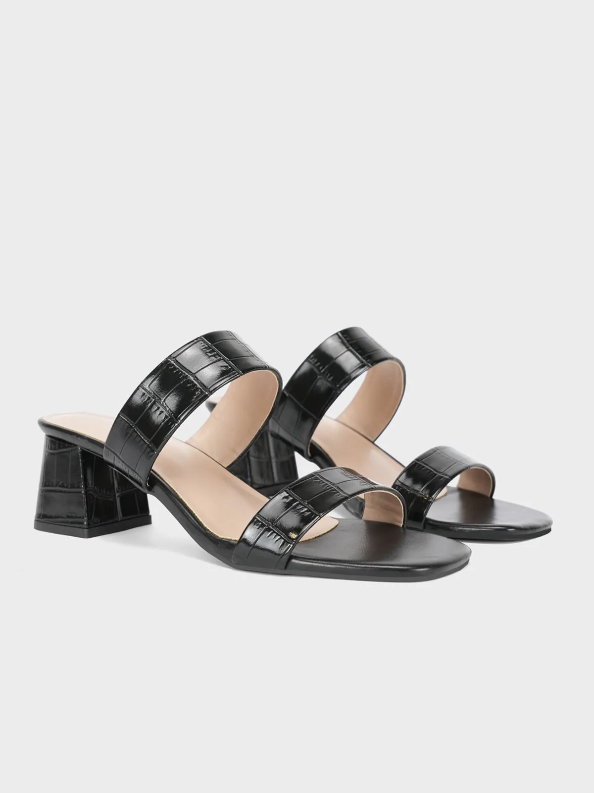 Womens "EVEA" Stylish Block Heel Sandals