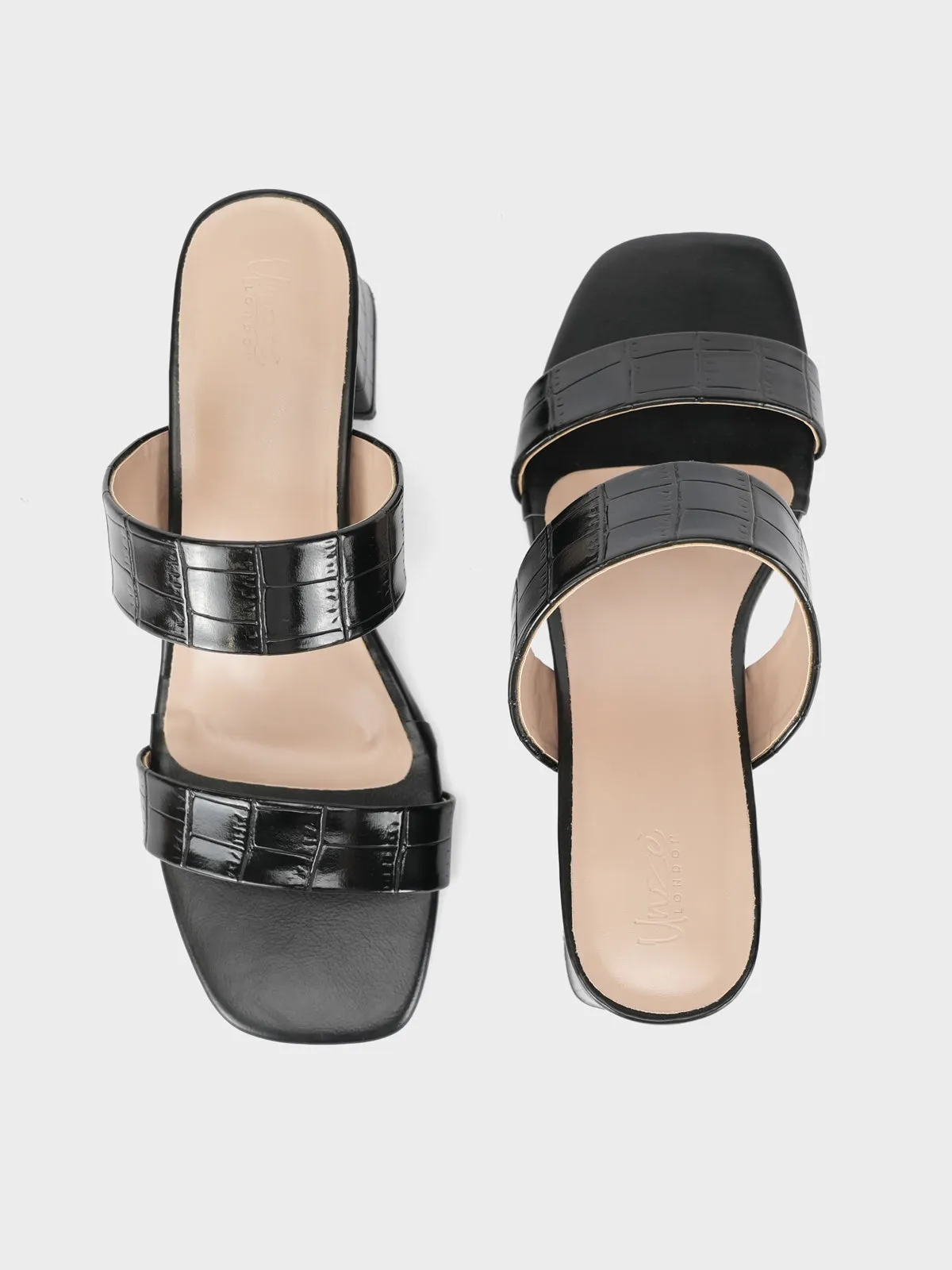 Womens "EVEA" Stylish Block Heel Sandals