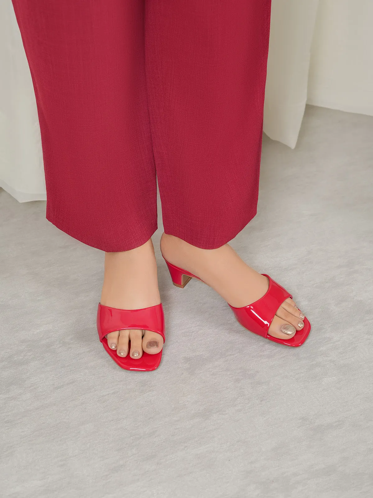 Womens "LUNA" Block Heels Sandals