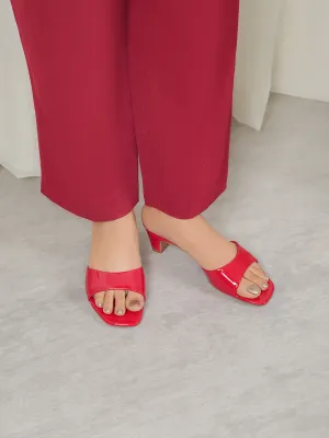 Womens "LUNA" Block Heels Sandals