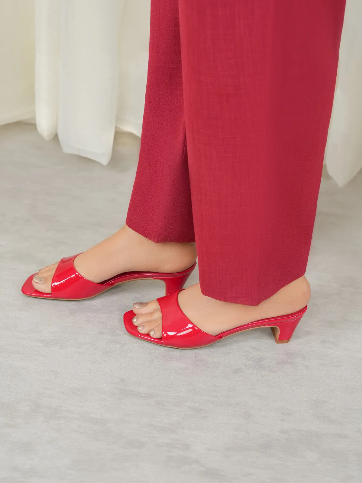 Womens "LUNA" Block Heels Sandals