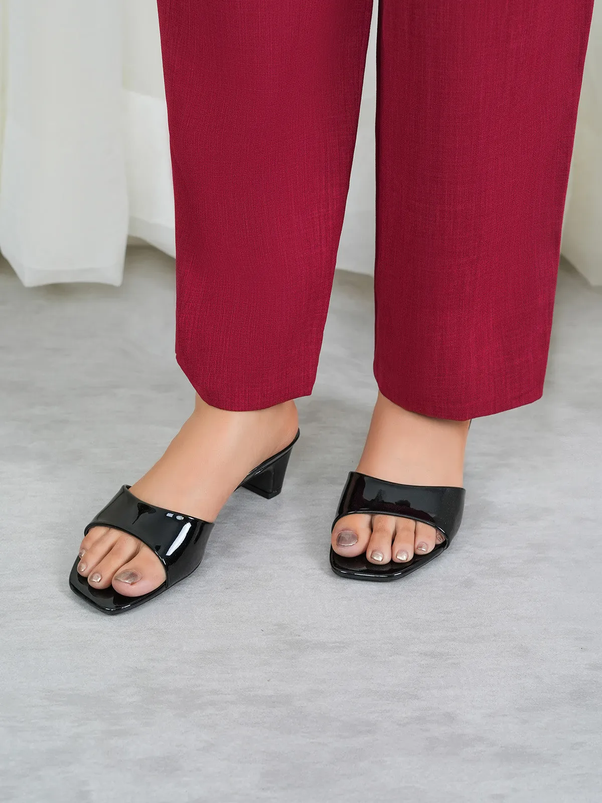 Womens "LUNA" Block Heels Sandals