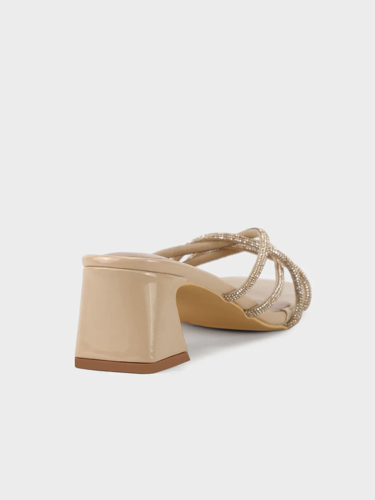 Womens "STRIDE" Block Heeled Sandals