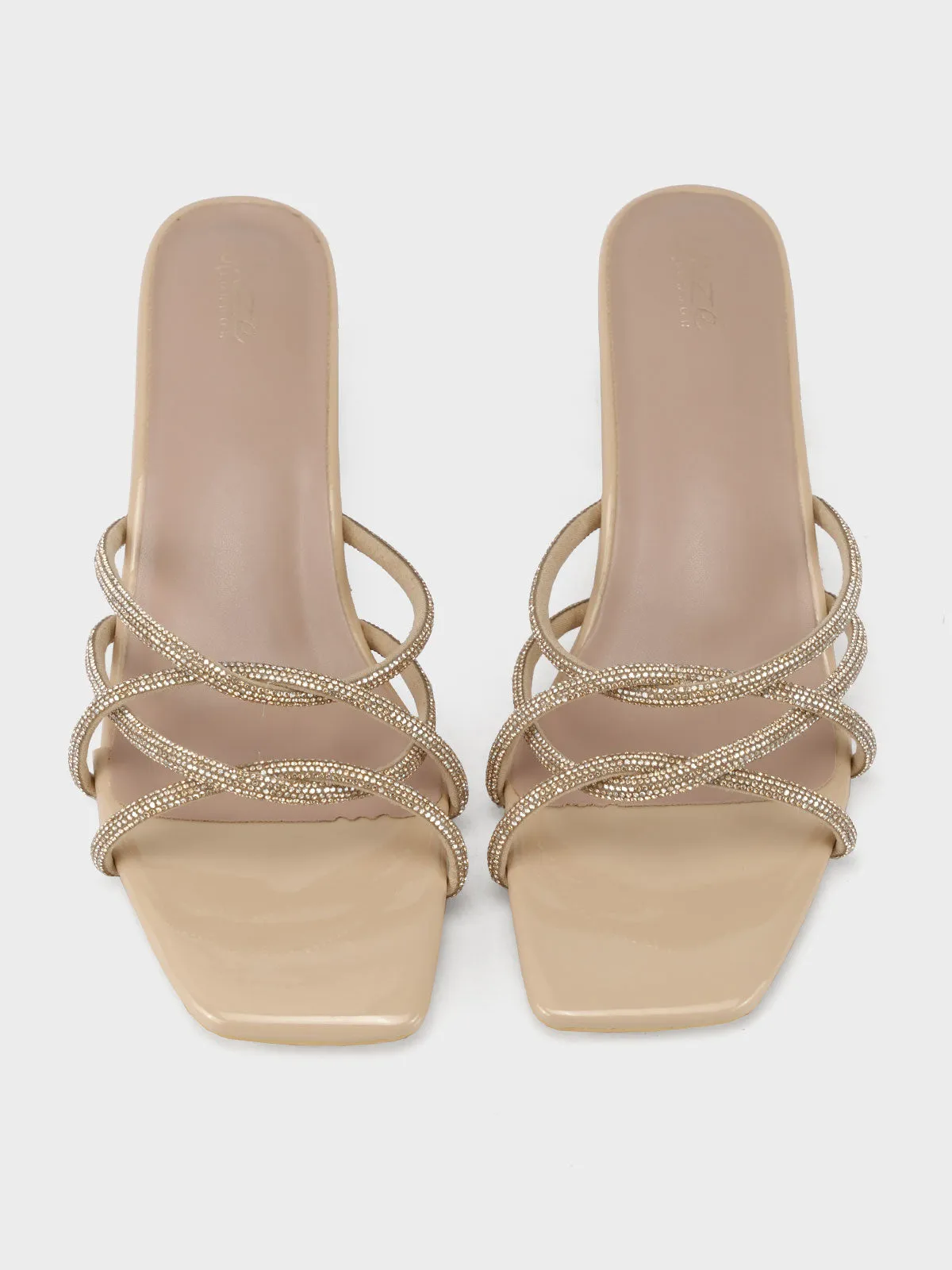 Womens "STRIDE" Block Heeled Sandals