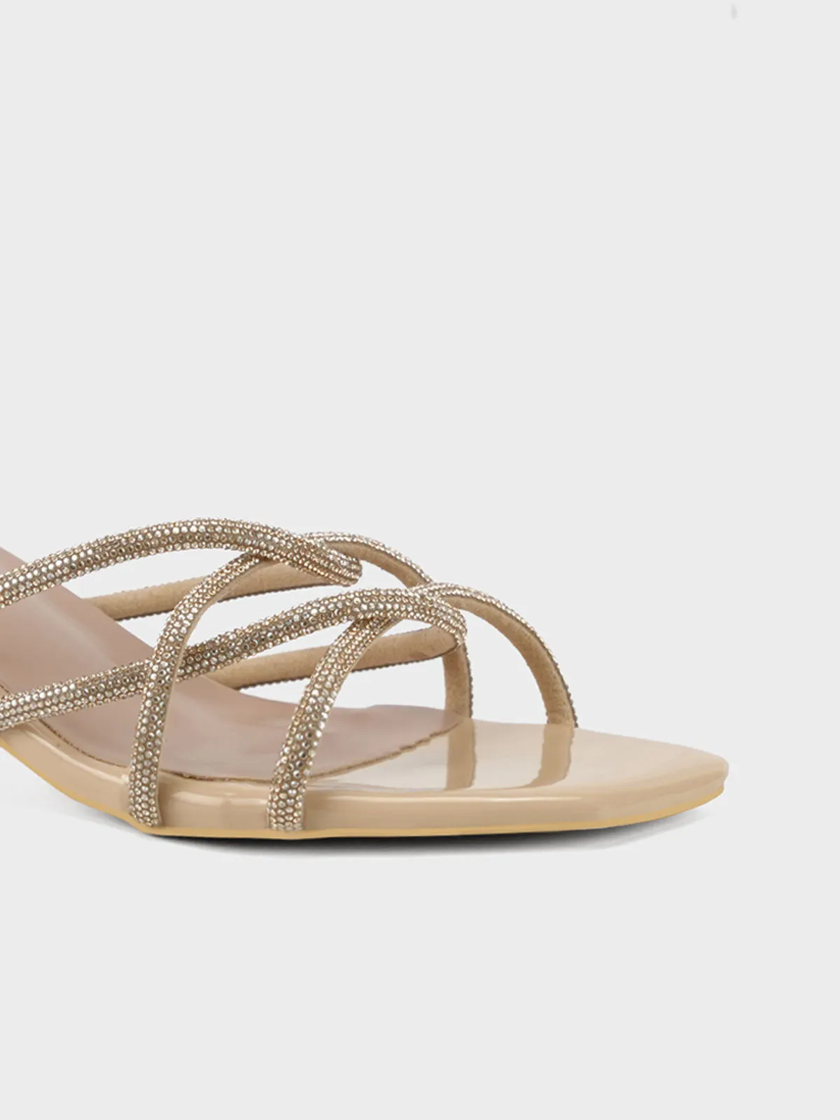 Womens "STRIDE" Block Heeled Sandals
