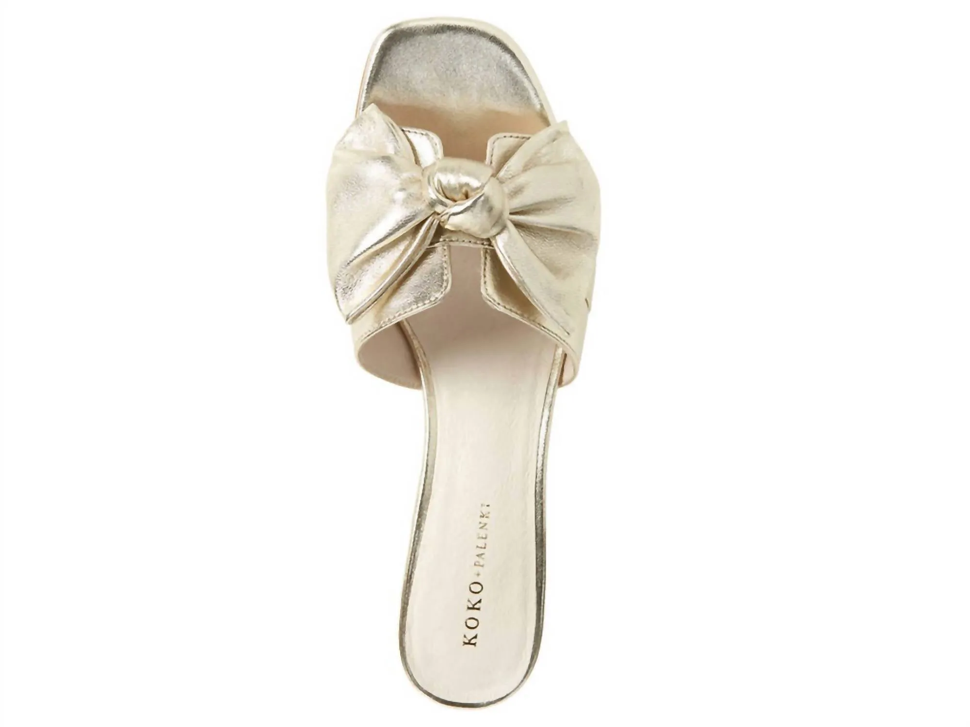 Women's Sidney Heel In Gold