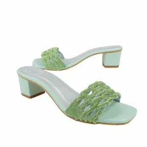 Zara Heels S42H - Mint Green